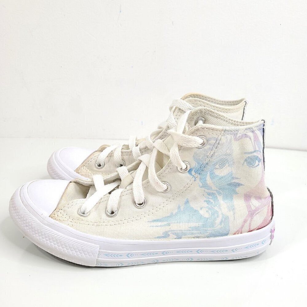Converse Disney Chuck Taylor High Top White Frozen Elsa Sneakers
